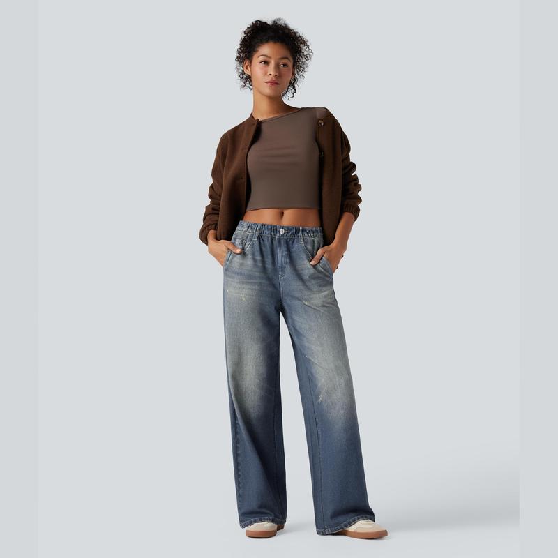 SoftEase Denim Lounge Pants - Lounge