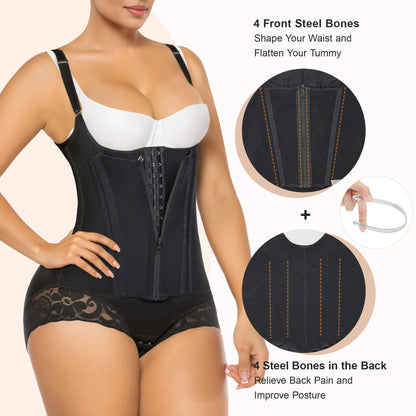 VELARE 8-Steel-Bone Brief-Style Colombian Faja