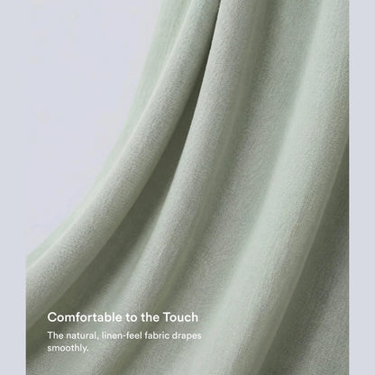 Serena Airy Linen-Feel Wide-Leg Pants